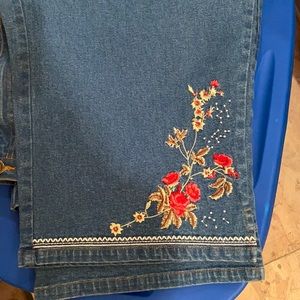 Cropped denim and Company jeans